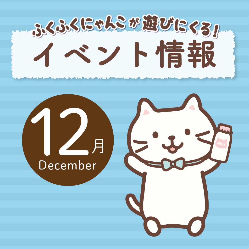 12月イベント情報🍼 | Fuku Fuku Nyanko official web site